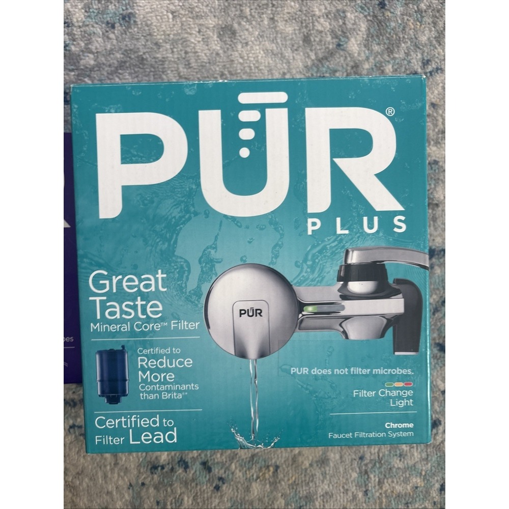 PUR PLUS Faucet Filtration System & Filter  Reduces More Contaminants Than Brita